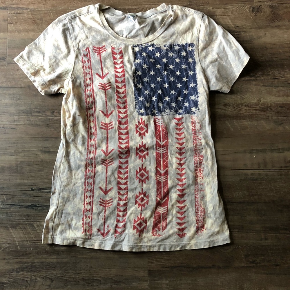 American Flag Boutique Tee